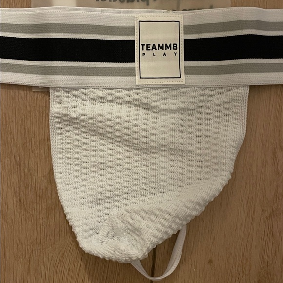 Teamm8 Chalk White Locker Room Jock Thong - Picture 5 of 7